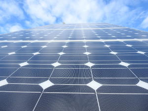 Solar Panels and Sky