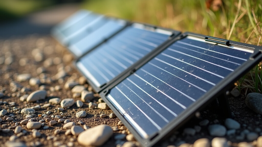 Small portable solar panels