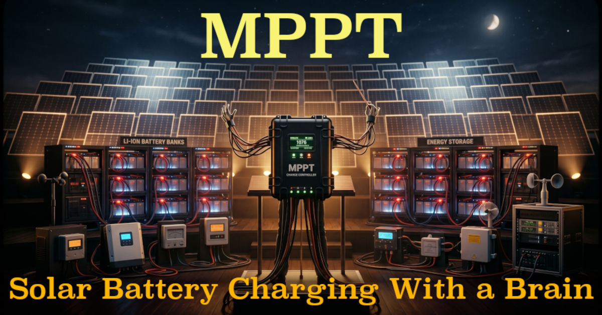 MPPT - Solar Battery Charging With A Brain